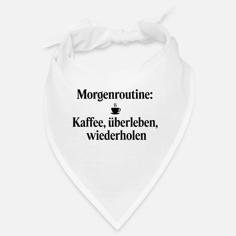 Morgenroutine Kaffee Bandana