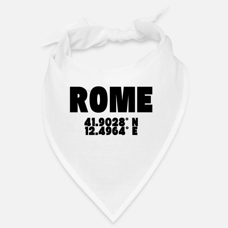 Rome - Design avec coordonnées Bandana