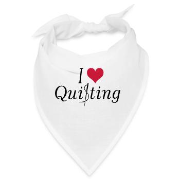 Quilt - Bandana - Weiß - Vorne