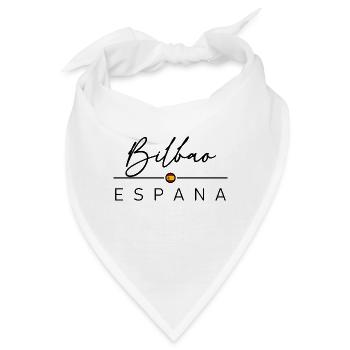 Spain - Bilbao - Spanien - Espana - Bandana - Weiß - Vorne