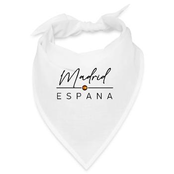 Spain - Madrid - Spanien - Espana - Bandana - Weiß - Vorne