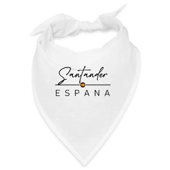 Spain - Santander - Spanien - Espana - Bandana - Weiß - Vorne