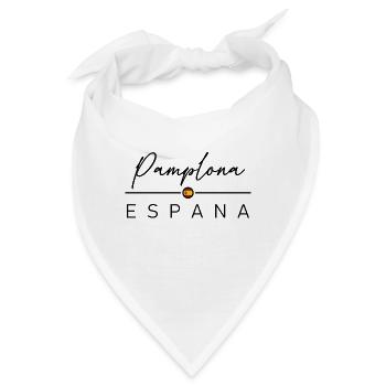 Spain - Pamplona - Spanien - Espana - Bandana - Weiß - Vorne