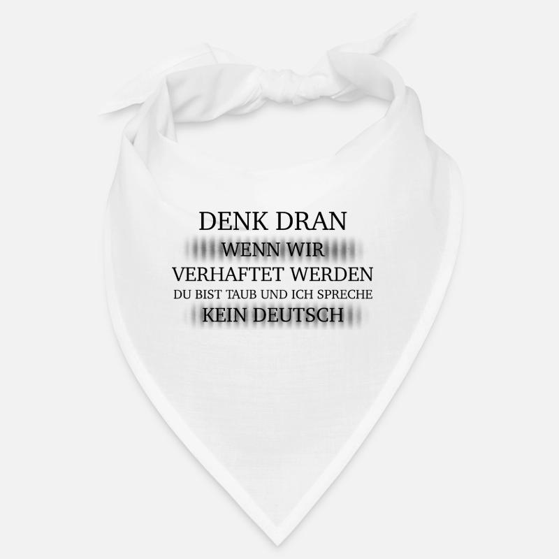 Noir arrêté Bandana