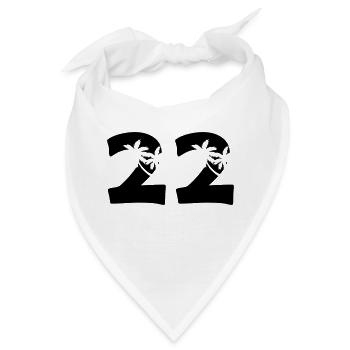 22 - Bandana - Weiß - Vorne