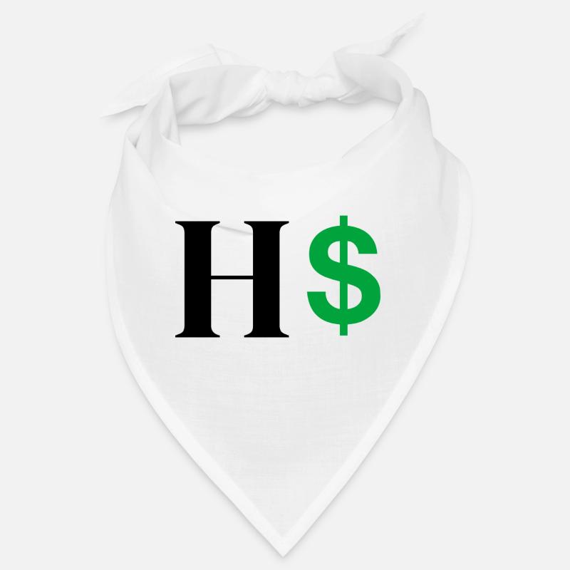 Buchstabe h Dollar Bandana