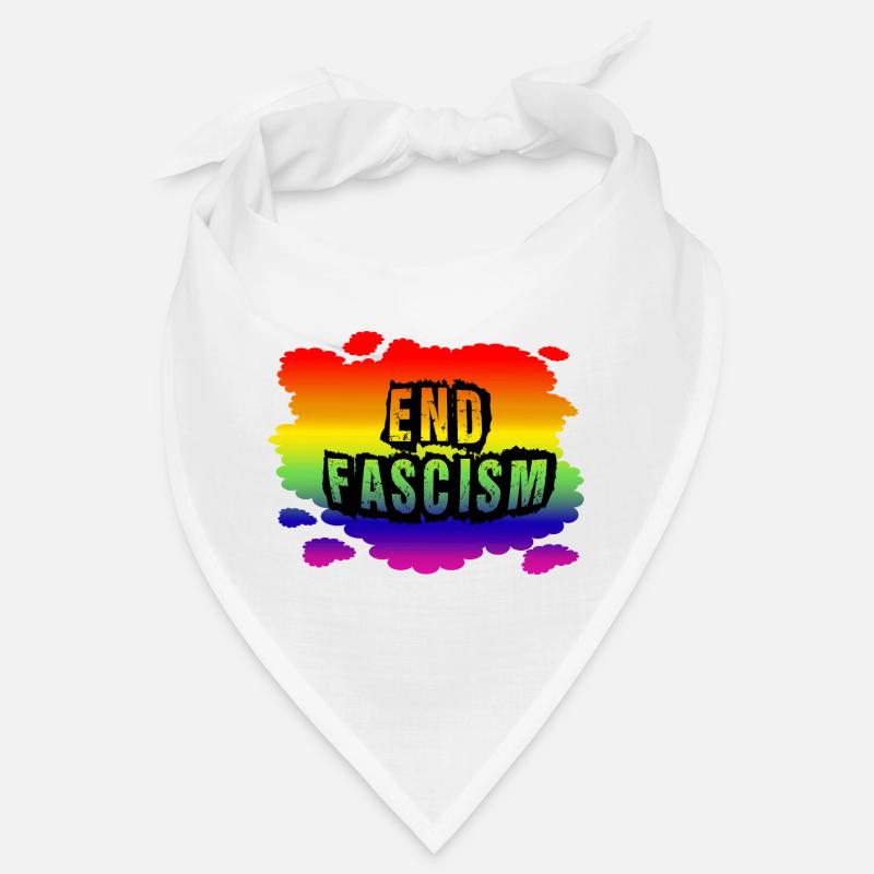 Stop AfD against right, democracy, diversity, left Bandana
