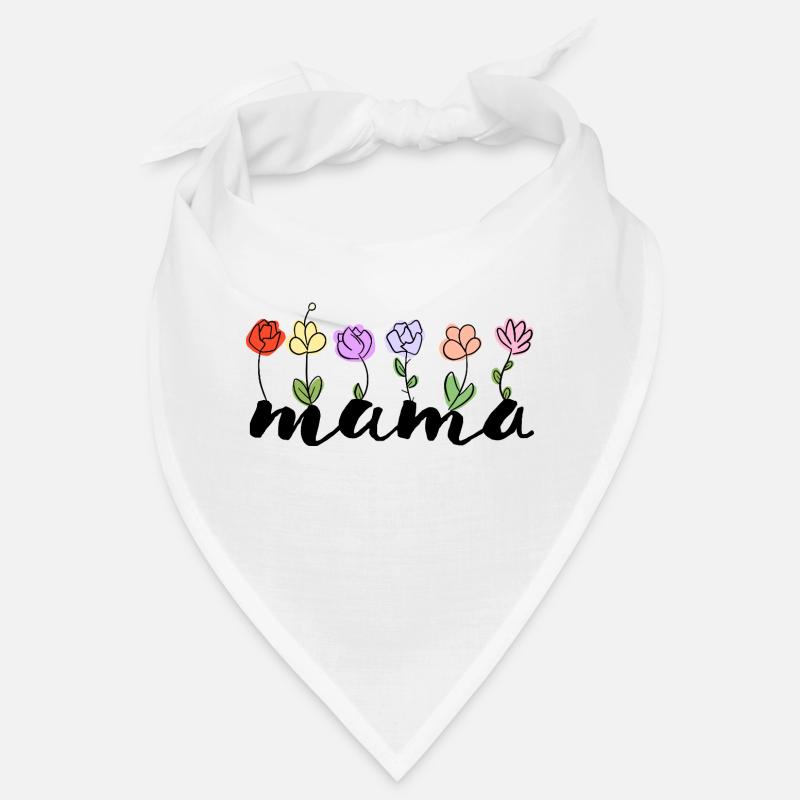 Mama - Blumen Muttertag Mutter Bandana