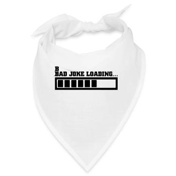 Bad Joker wird geladen - Bandana - Weiß - Vorne