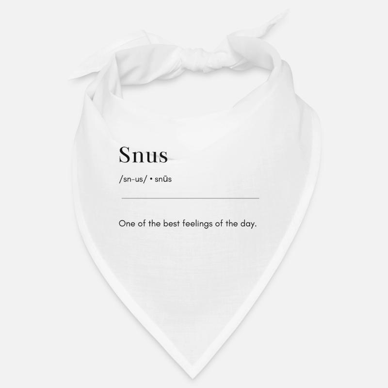 Snus erklärung Bandana