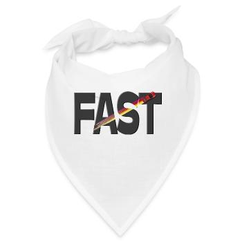 Schnelles Auto - Bandana - Weiß - Vorne