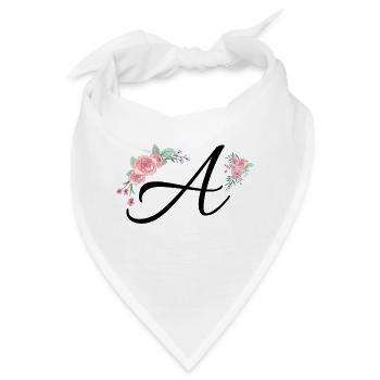 Brief an Blumen - Bandana - Weiß - Vorne