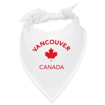 VANCOUVER CANADA - Bandana - Weiß - Vorne