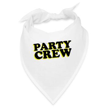 Party Crew - Bandana - Weiß - Vorne