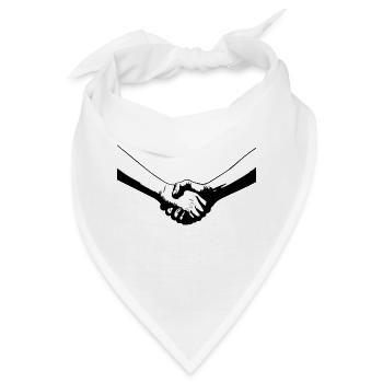 Solidarität - Bandana - Weiß - Vorne