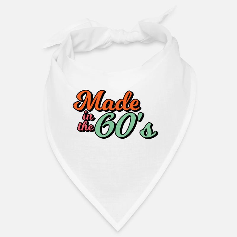 Fabriqué dans les années 60 - Bandana - blanc