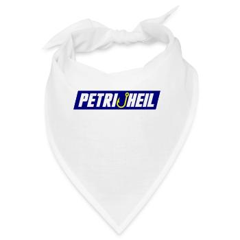 Petri Heil Angelhaken - Bandana - Weiß - Vorne