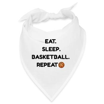 ESSEN-_SLEEP-_BASKETBALL - Bandana - Weiß - Vorne
