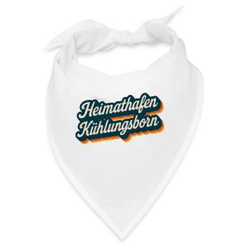 Heimathafen Kühlungsborn Andenken - Bandana - Weiß - Vorne