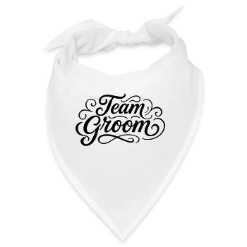 Team Groom - Bandana - Weiß - Vorne