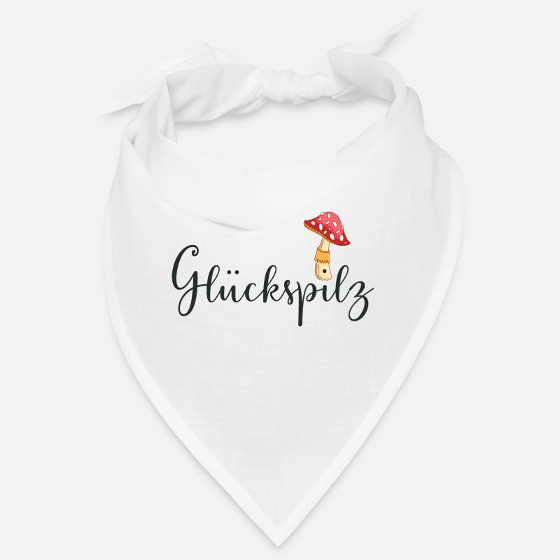 Glückspilz - Bandana - Weiß