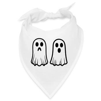 Geister - Bandana - Weiß - Vorne