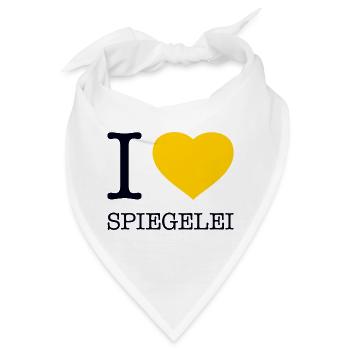 I love Spiegelei - Bandana - Weiß - Vorne
