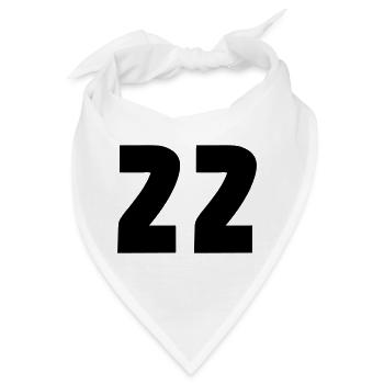 22 - Bandana - Weiß - Vorne