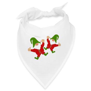 Wichtel - Bandana - Weiß - Vorne
