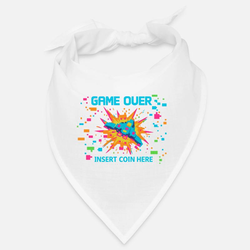 Game Over Neon Arcade Game Bandana