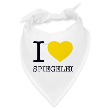 I love Spiegelei - Bandana - Weiß - Vorne