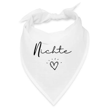 nichte - Bandana - Weiß - Vorne