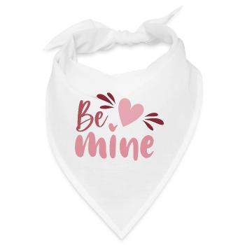 Be Mine Heart Skript - Bandana - Weiß - Vorne