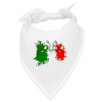 Scooter Italienfarben - Bandana - Weiß - Vorne