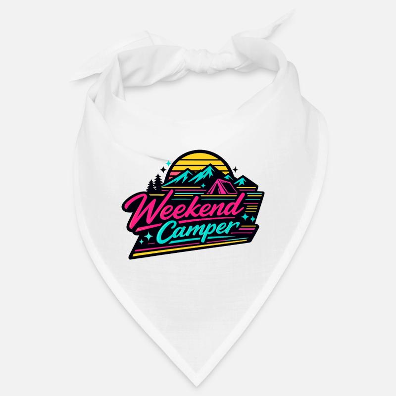 Weekend Camper Neon Skyline Bandana