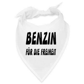 Benzin - Bandana - Weiß - Vorne