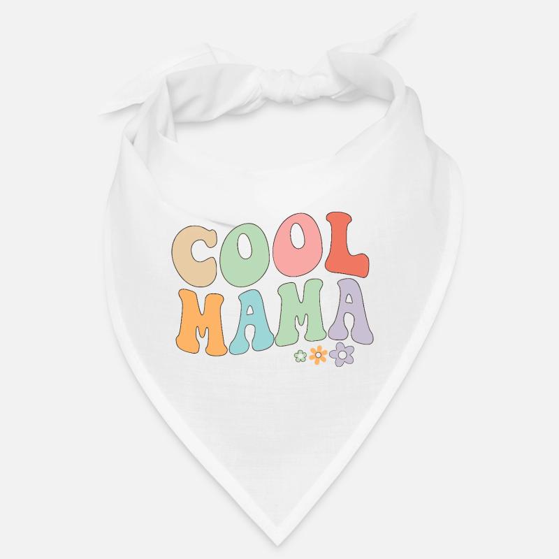 Cool Mama Retro Flowers Bandana