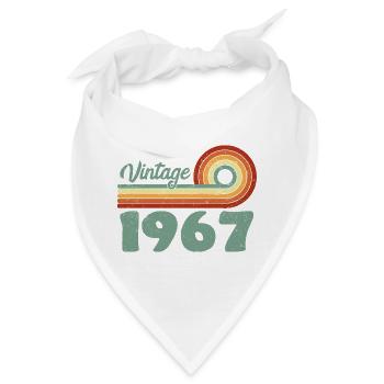 Klassischer Geburtstag 1967 Retro 1967 - Bandana - Weiß - Vorne