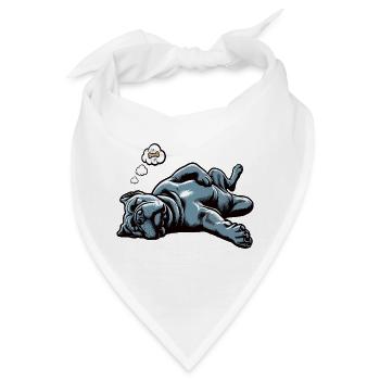 Cane Corso Cane Corsos Corso halter Corso Besitzer - Bandana - Weiß - Vorne