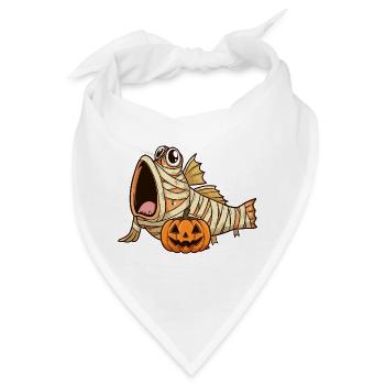 Halloween Schlammspringer - Bandana - Weiß - Vorne