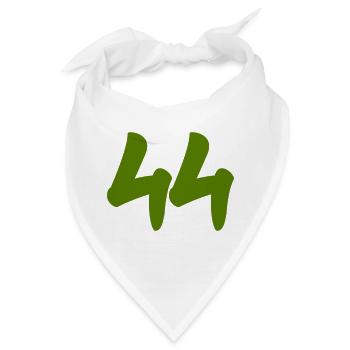 44- - Bandana - Weiß - Vorne