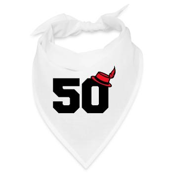 50 - Bandana - Weiß - Vorne