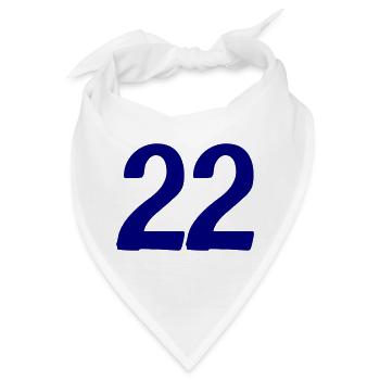 22 - Bandana - Weiß - Vorne