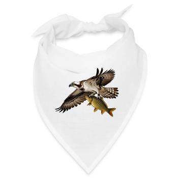 Fischadler Pandion haliaetus Adler - Bandana - Weiß - Vorne