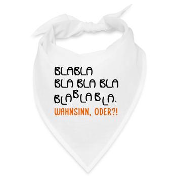 Gespräche Wahnsinn - Bandana - Weiß - Vorne
