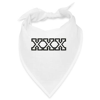 Straight Edge - Bandana - Weiß - Vorne