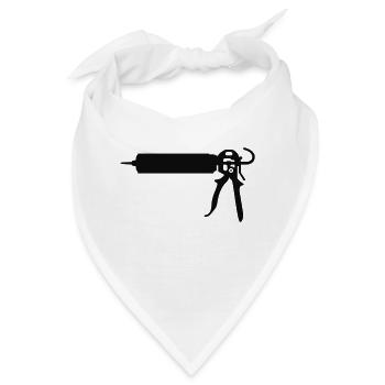 silikonspritze - Bandana - Weiß - Vorne