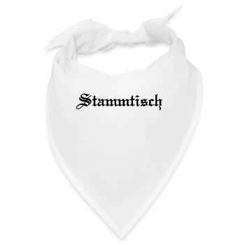 Stammtisch - Kickershirt - Bandana - Weiß - Vorne