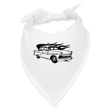 oldtimer - Bandana - Weiß - Vorne