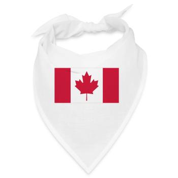 Kanada - Bandana - Weiß - Vorne